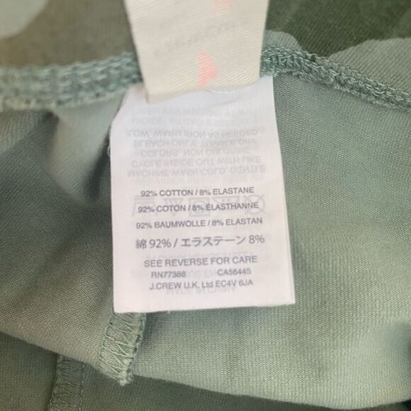 J Crew Crewcuts Girls Green Camouflage Leggings - Picture 4 of 7